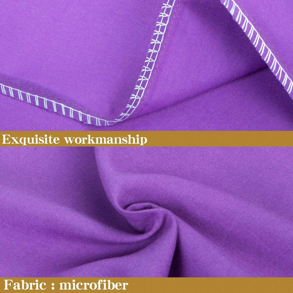 Standard (20" x 26") microfiber pillowcases, alternate view 2