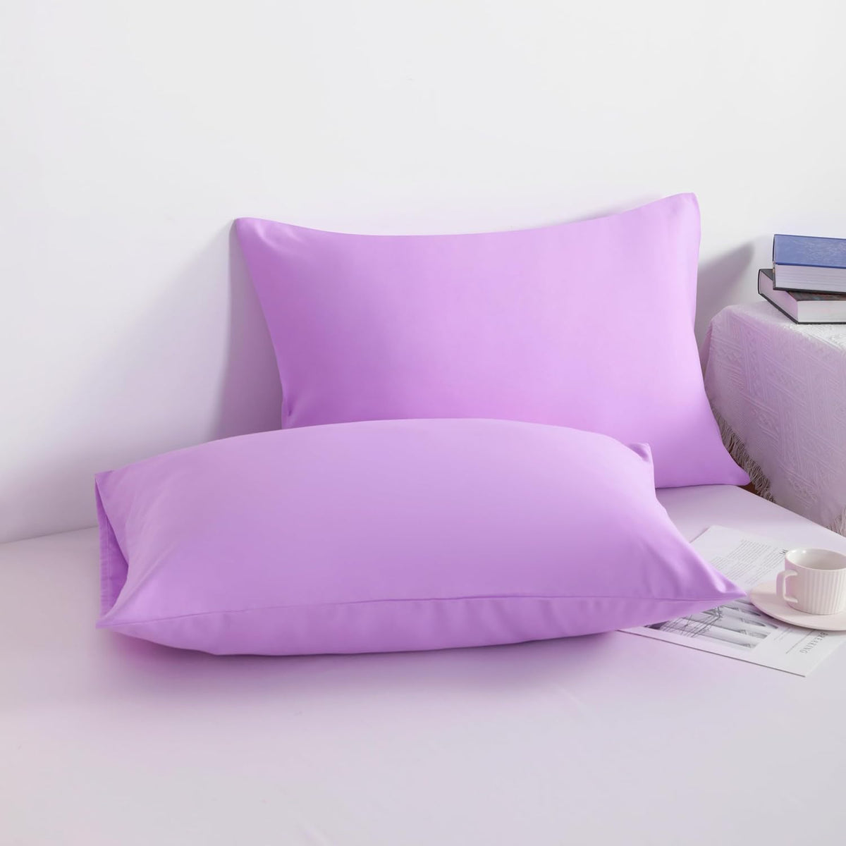 Standard (20" x 26") microfiber pillowcases, alternate view 2