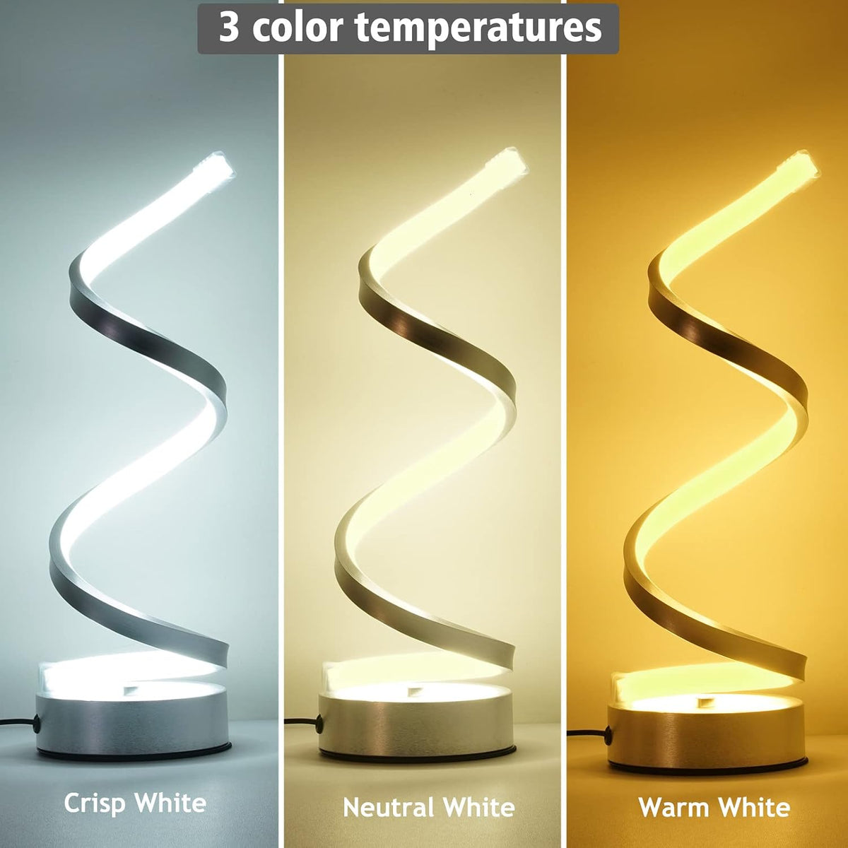 5.12"D x 5.12"W x 15.8"H metal table lamps, alternate view 3