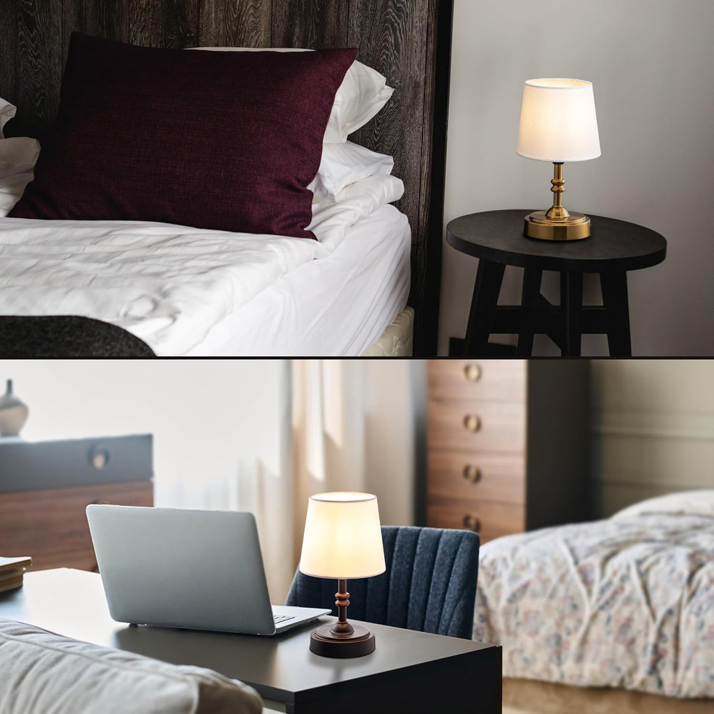 4.3"D x 4.3"W x 9.8"H metal table lamps, alternate view 5