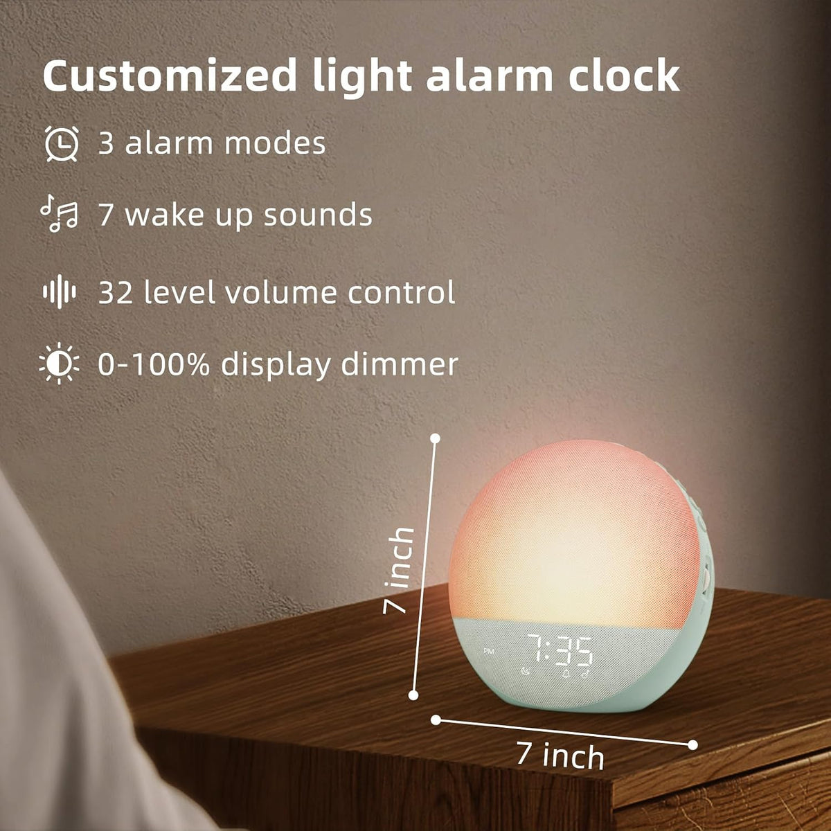 white noise machines in Sage Green, alternate view 9