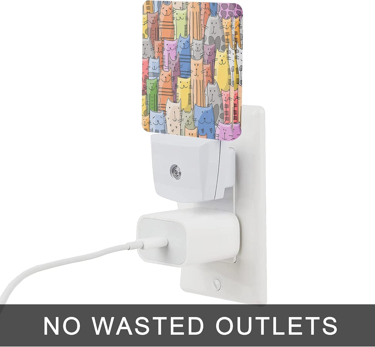 1.96"D x 2.95"W x 4.5"H night lights & ambient lighting, alternate view 4