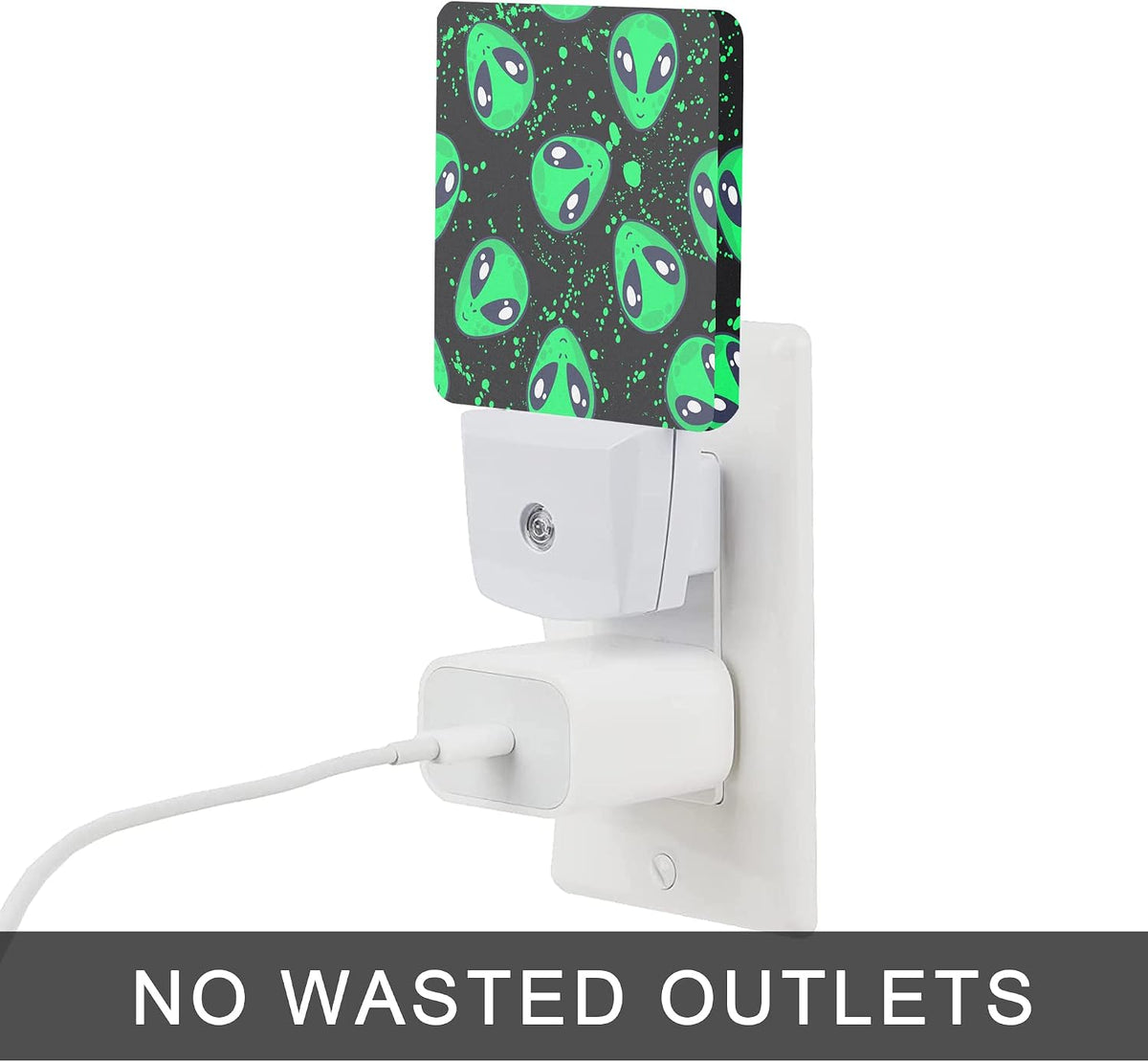 1.96"D x 2.95"W x 4.5"H plastic night lights & ambient lighting, alternate view 4