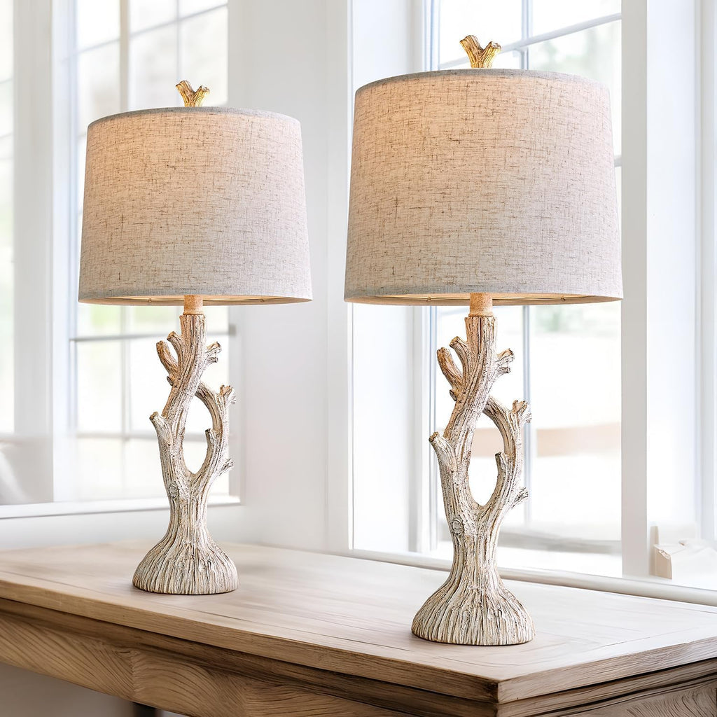 12"D x 12"W x 25.12"H resin table lamps, alternate view 2