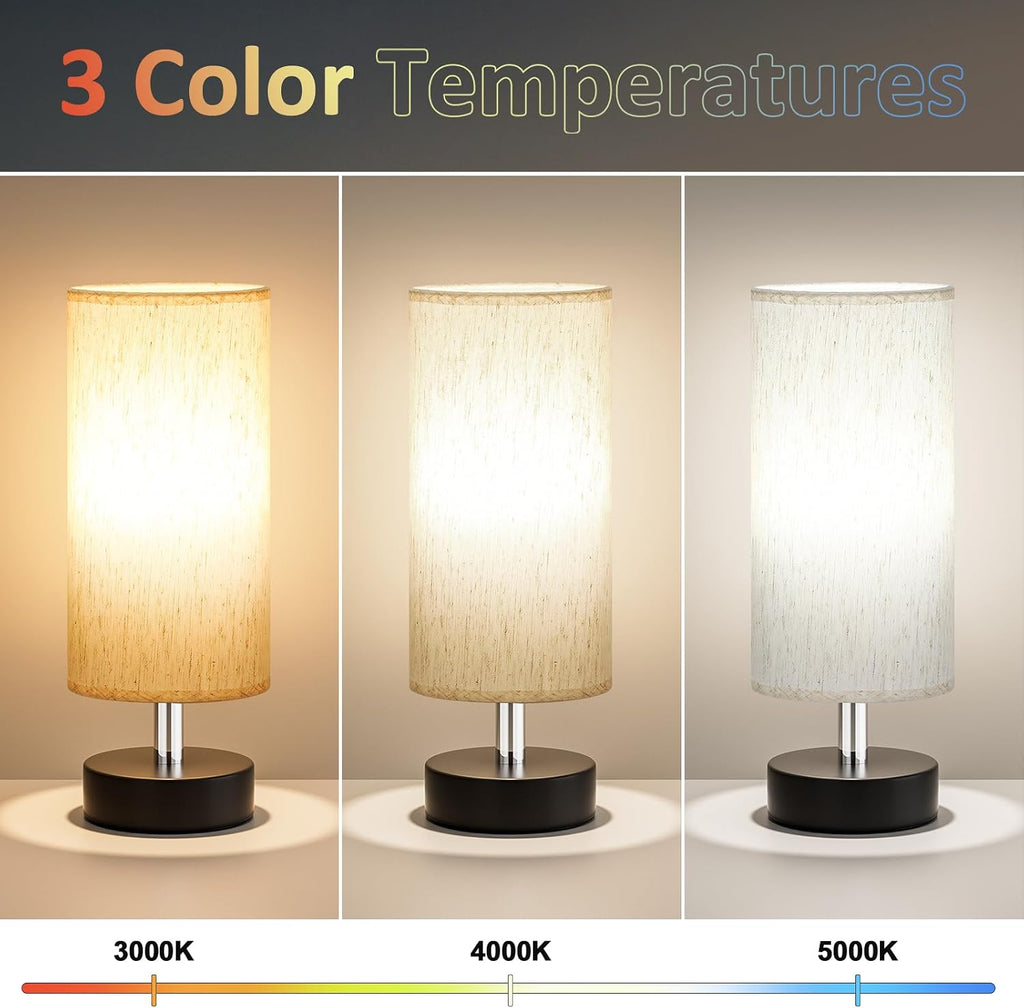 4.45"D x 4.45"W x 11.6"H plastic table lamps, alternate view 3