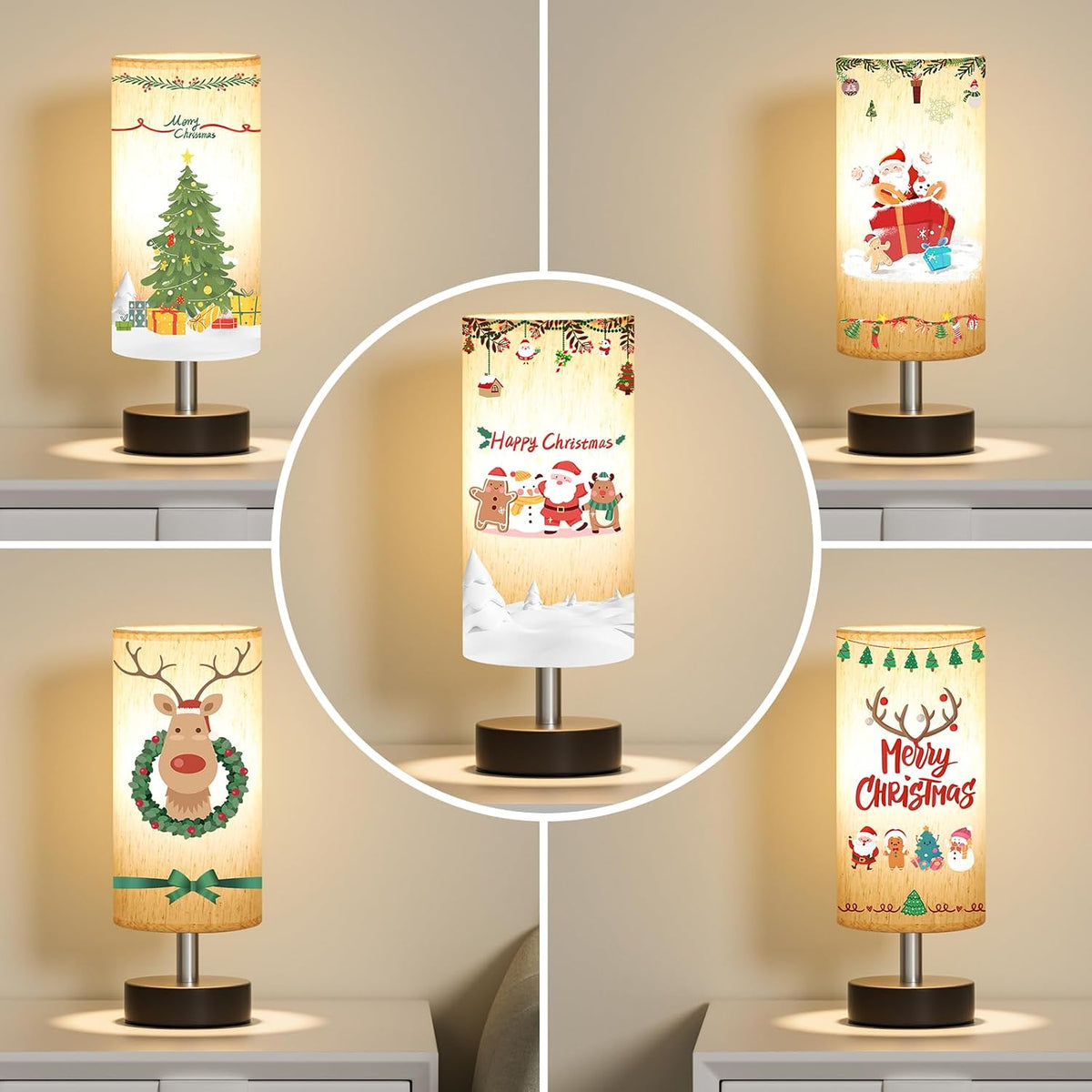 4.45"D x 4.45"W x 11.6"H plastic table lamps, alternate view 8