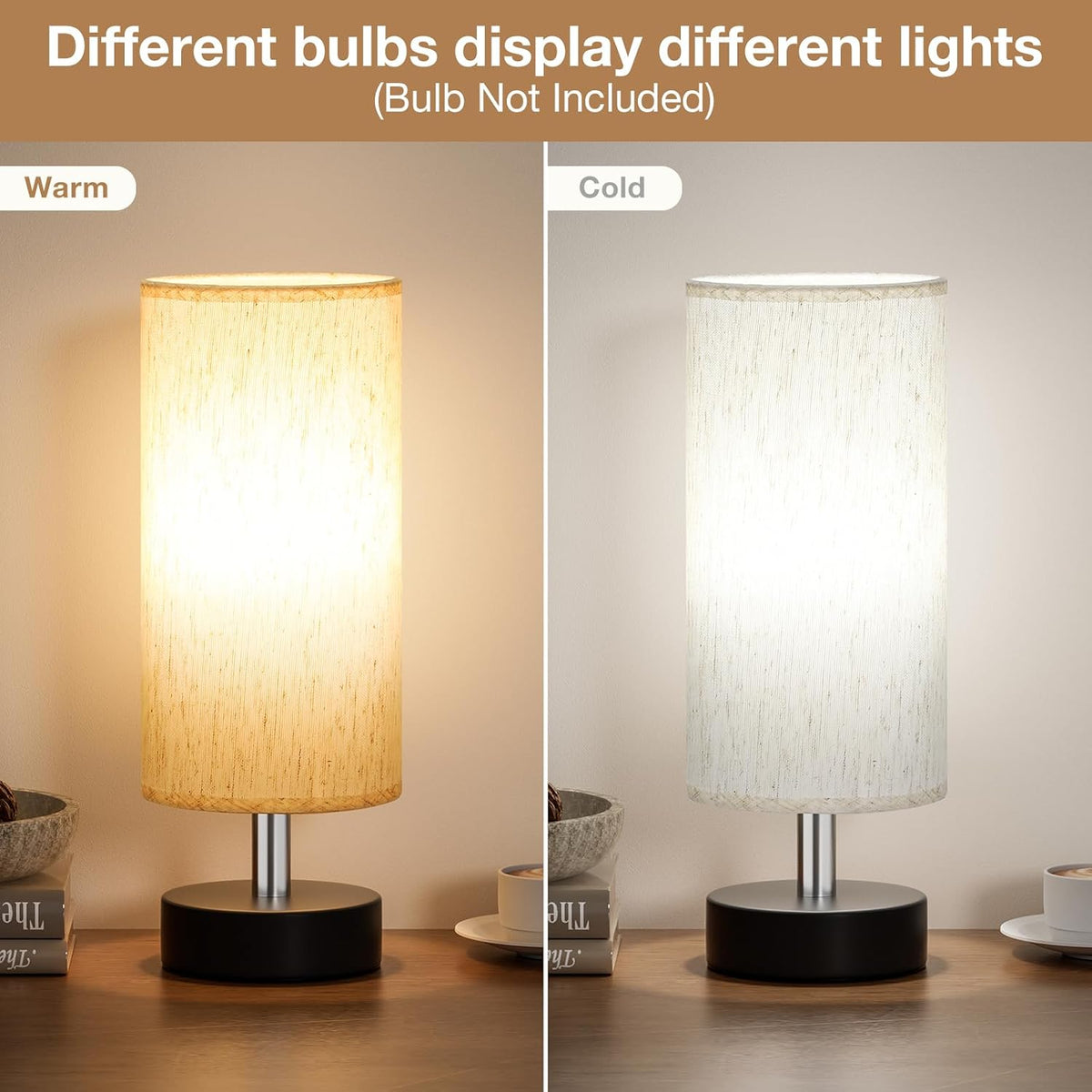 4.45"D x 4.45"W x 11.6"H table lamps, alternate view 3