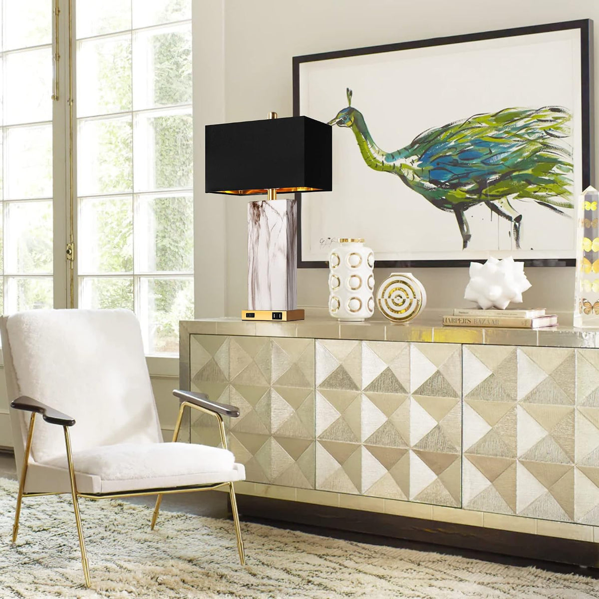 metal table lamps, alternate view 8