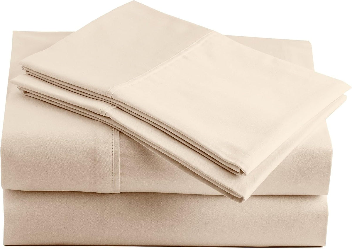 Twin XL-Sheet Set cotton bedding sets in Ivory