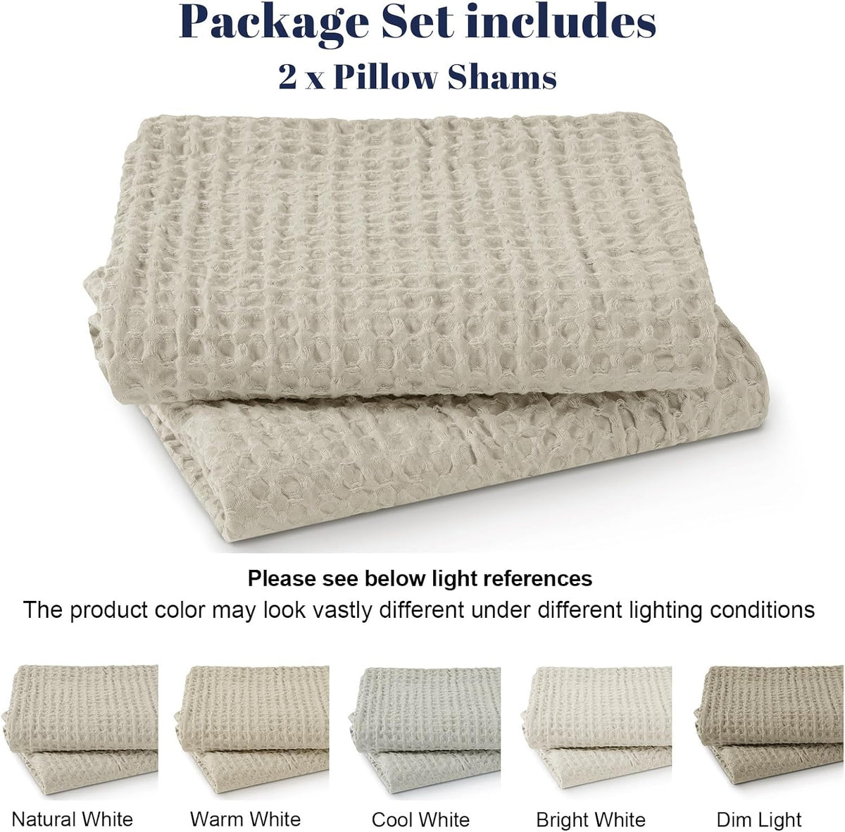 26"L x 26"W polyester pillow shams, alternate view 5