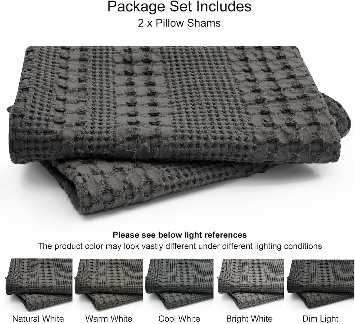 26" x 20" cotton pillow shams, alternate view 5