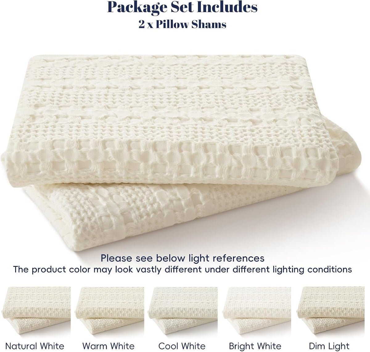 30" x 20" cotton pillow shams, alternate view 7