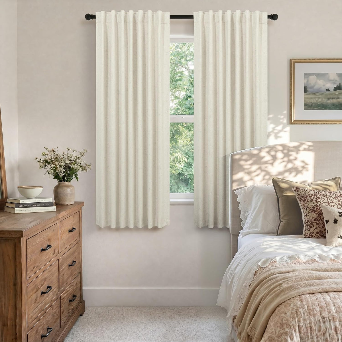 63"L x 52"W polyester curtains, alternate view 2