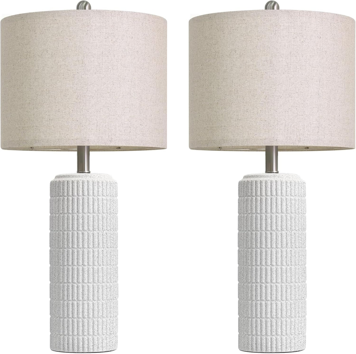 13"D x 13"W x 27.5"H ceramic table lamps, alternate view 7