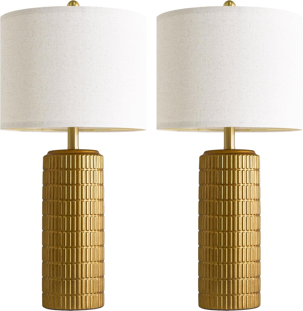 13"D x 13"W x 27.5"H ceramic table lamps, alternate view 9