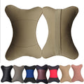 Medium polyester neck & cervical pillows in Beige