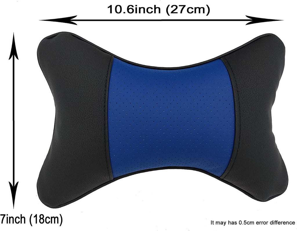 polyester neck & cervical pillows in Blue, alternate view 2