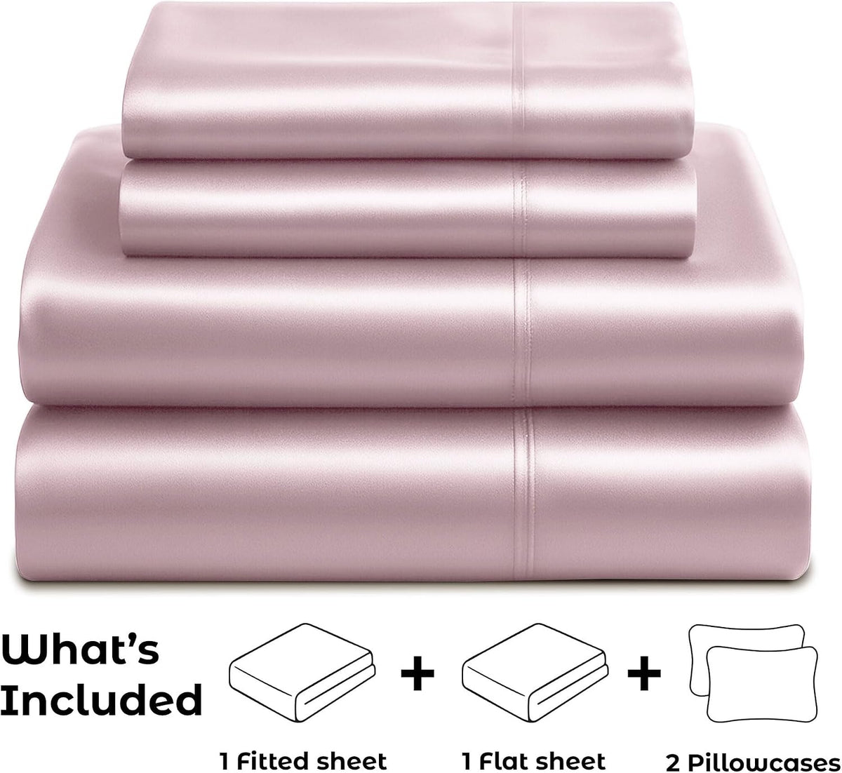 Queen microfiber bedding sets in Champagne Pink, alternate view 4