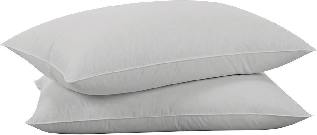 King feather pillows in Grey