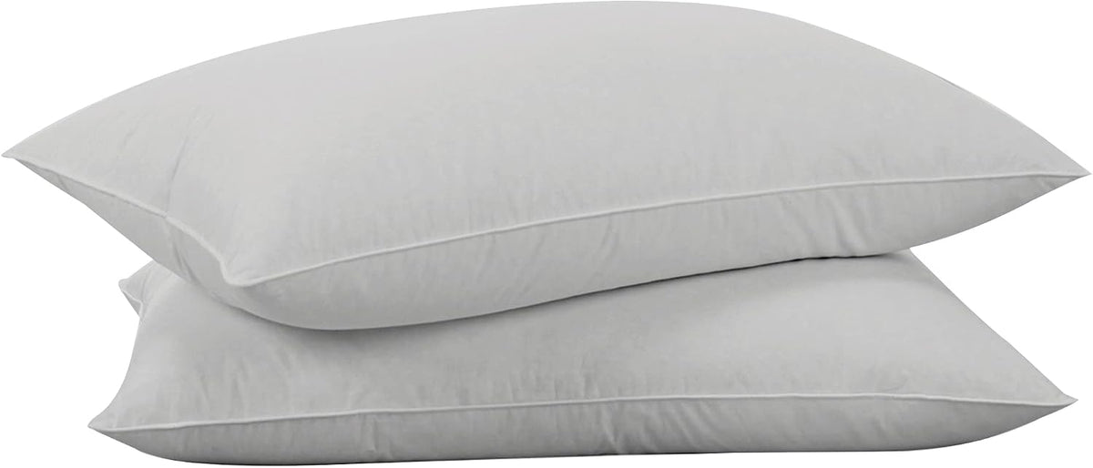 Standard feather pillows in Grey