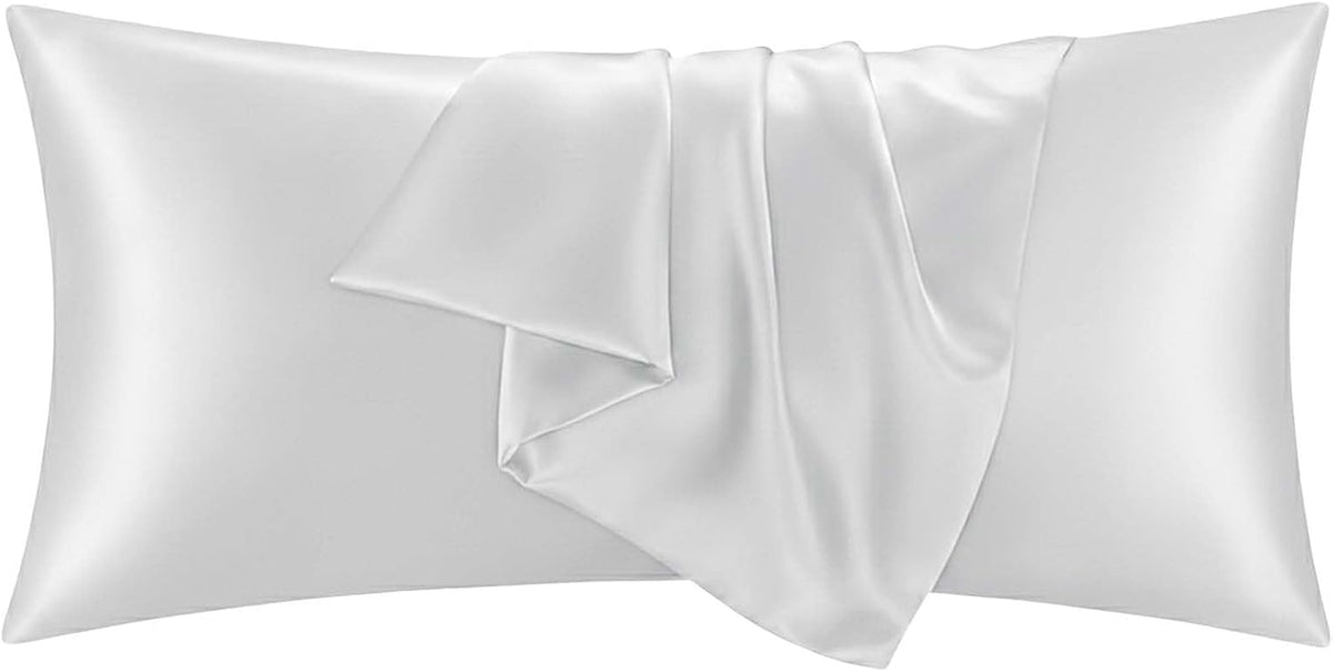 Body (20"x54") polyester pillowcases in Silver and Gray
