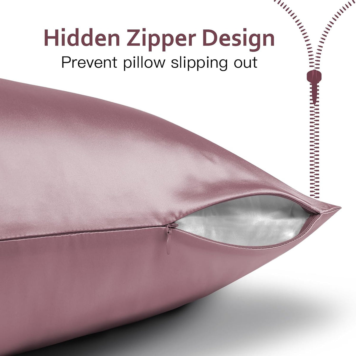 Standard Size(20*26inches) silk pillowcases, alternate view 6