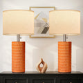 10.5"D x 10.5"W x 20"H ceramic table lamps