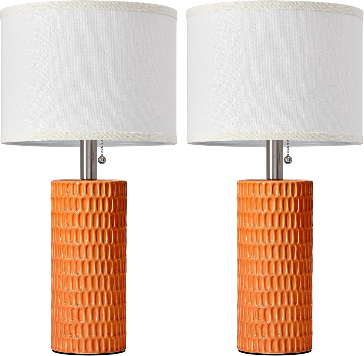 10.5"D x 10.5"W x 20"H ceramic table lamps, alternate view 7