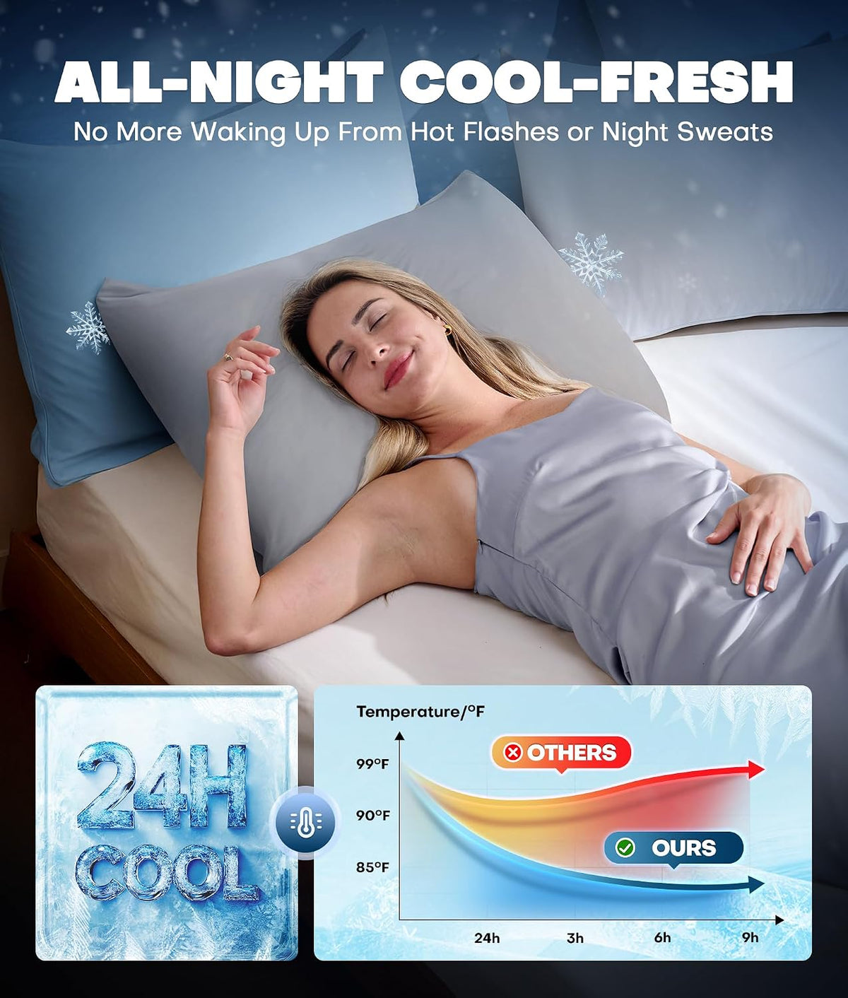 King nylon pillowcases, alternate view 3
