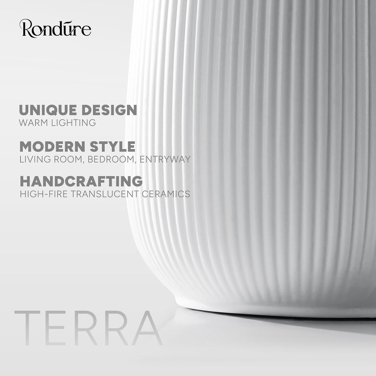 5.6"D x 5.6"W x 9.5"H ceramic table lamps, alternate view 6