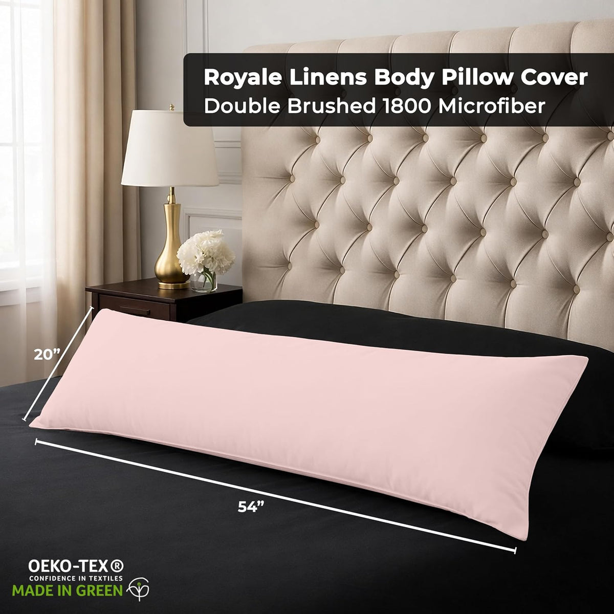Body Pillow microfiber pillowcases, alternate view 2