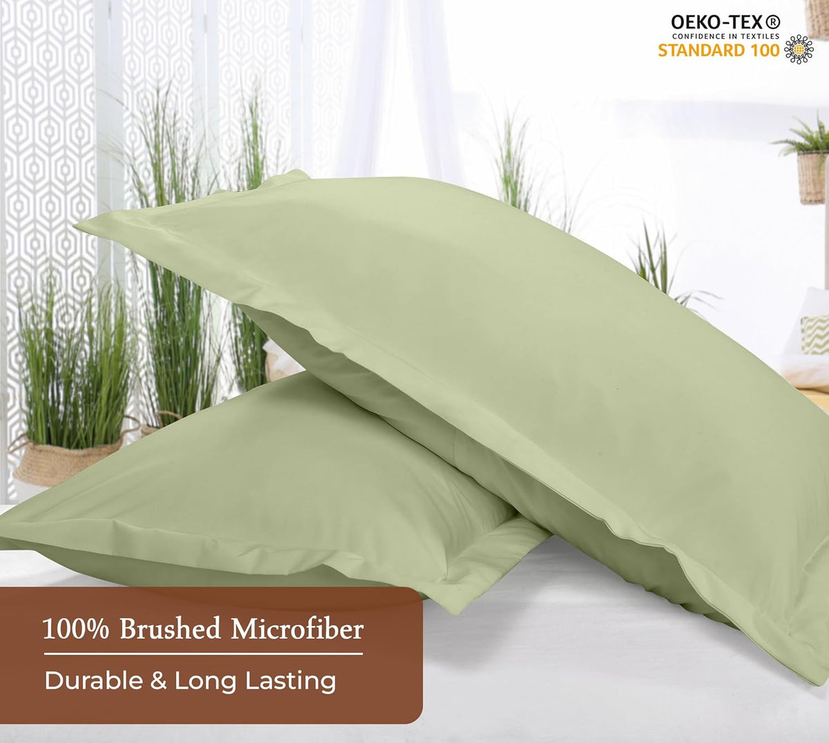 Queen microfiber pillow shams, alternate view 4