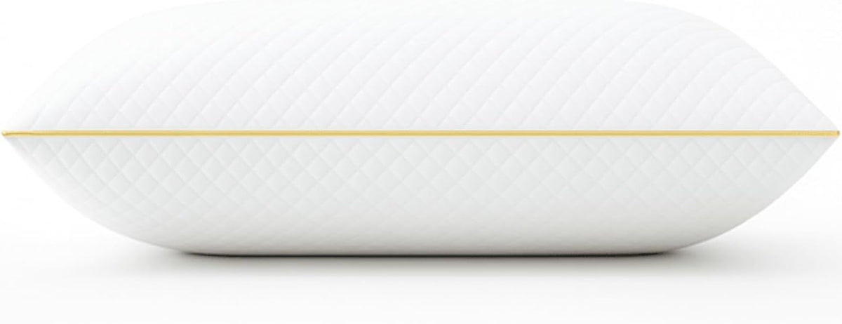 Queen memory foam pillows in White, alternate view 3
