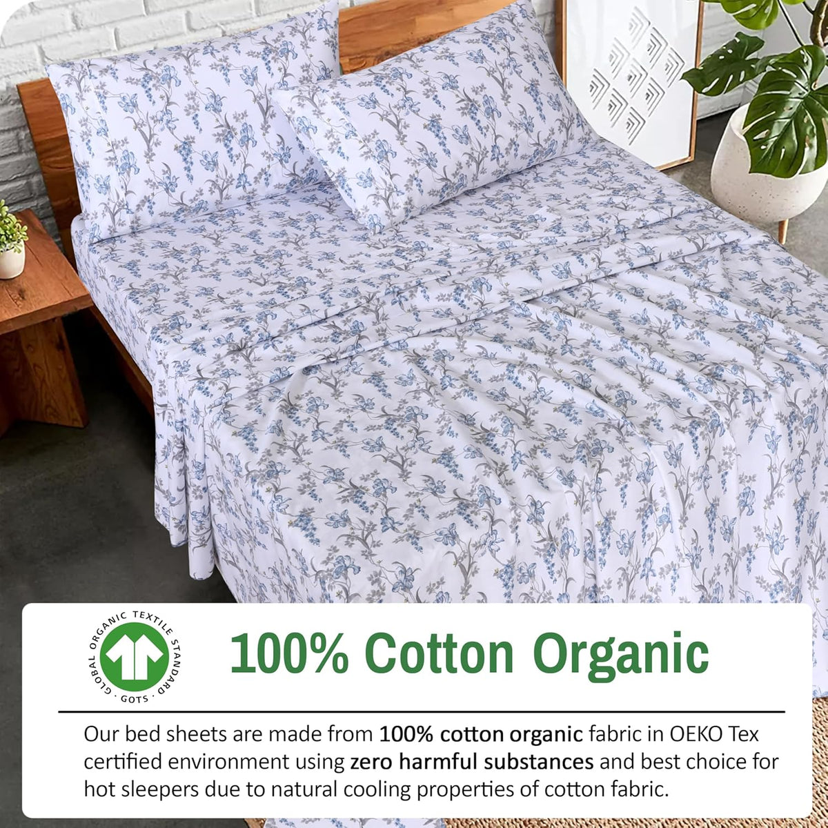 Split King cotton bedding sets, alternate view 3