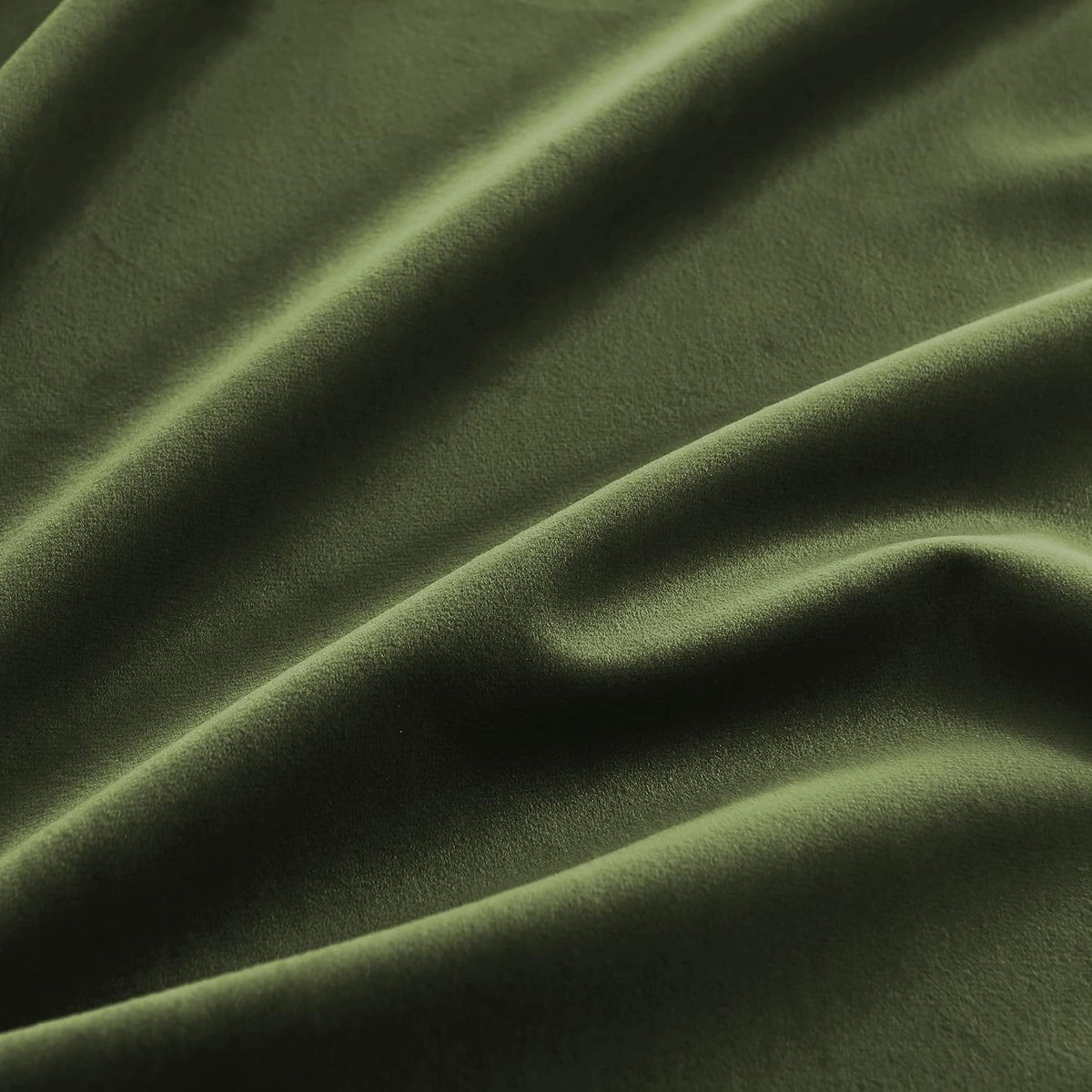 120"L x 52"W fabric curtains in Army Green, alternate view 9