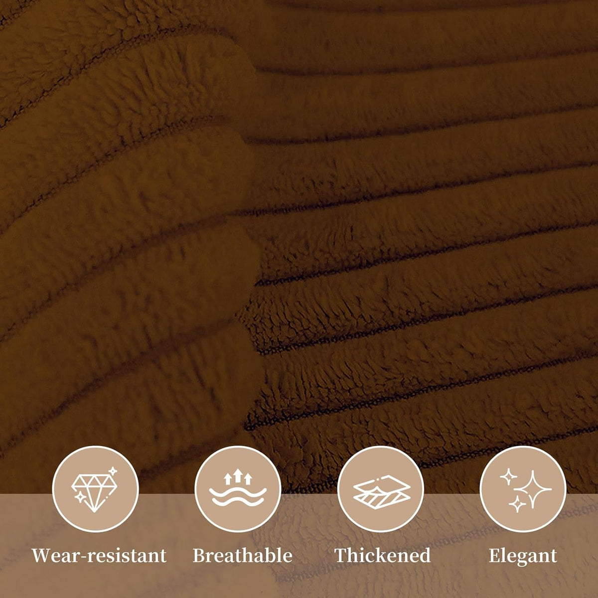 Twin/Twin XL polyester backrest pillows in Brown, alternate view 5