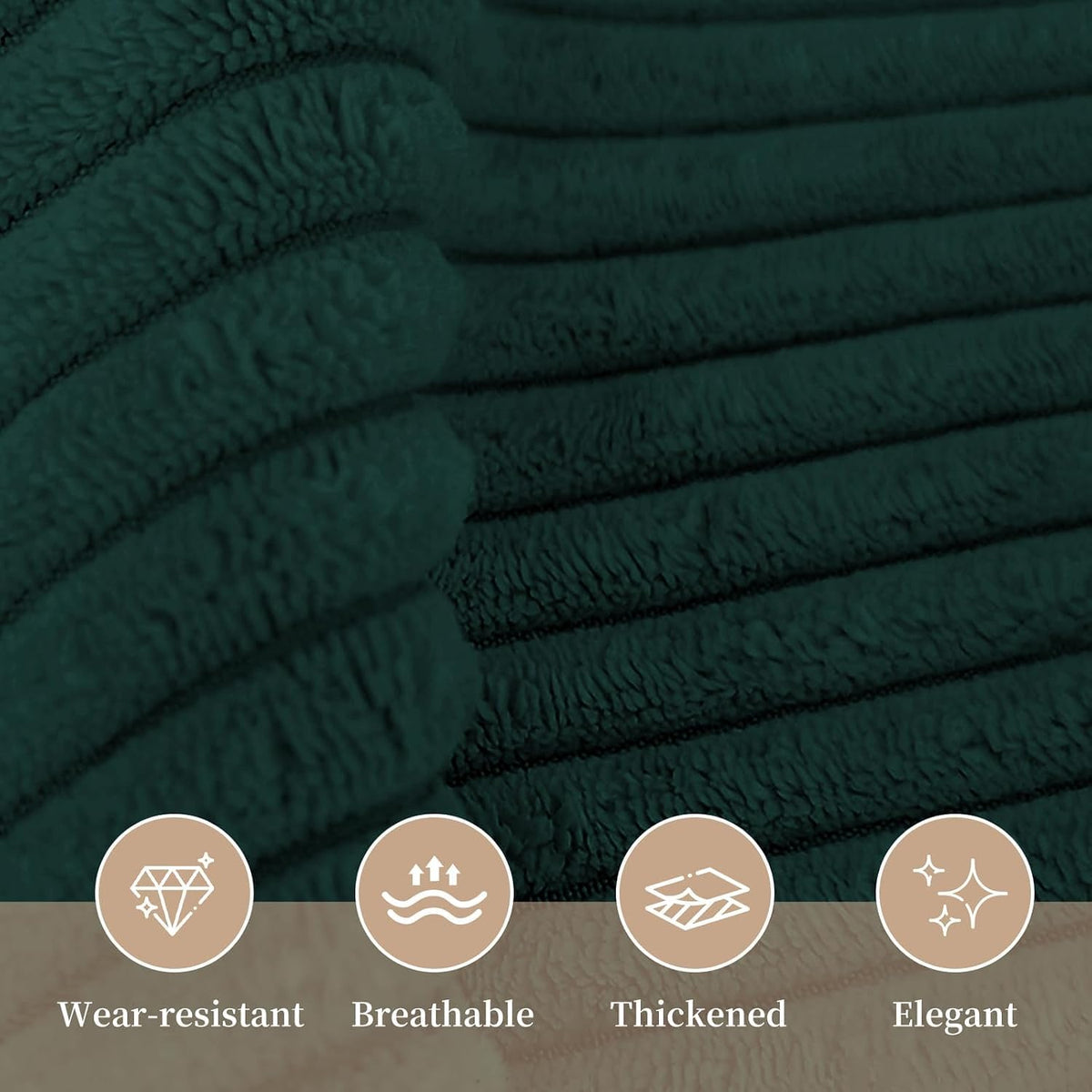 Twin/Twin XL polyester backrest pillows in Green, alternate view 4
