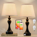 9.5"D x 9.5"W x 19"H metal table lamps