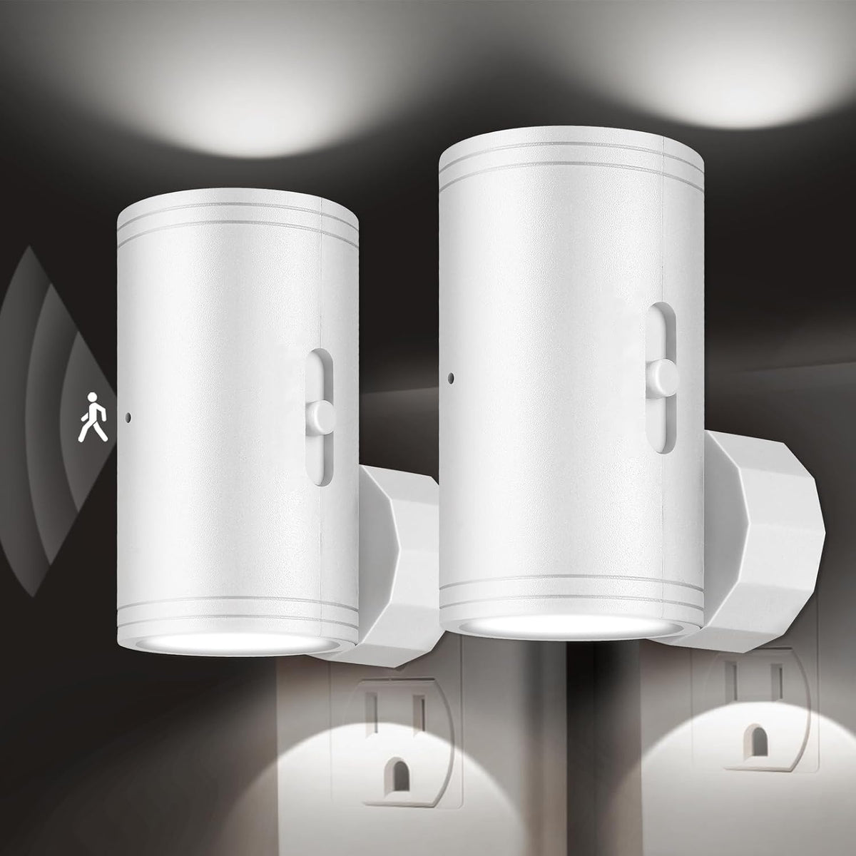 3.39"D x 1.88"W x 3.46"H plastic night lights & ambient lighting