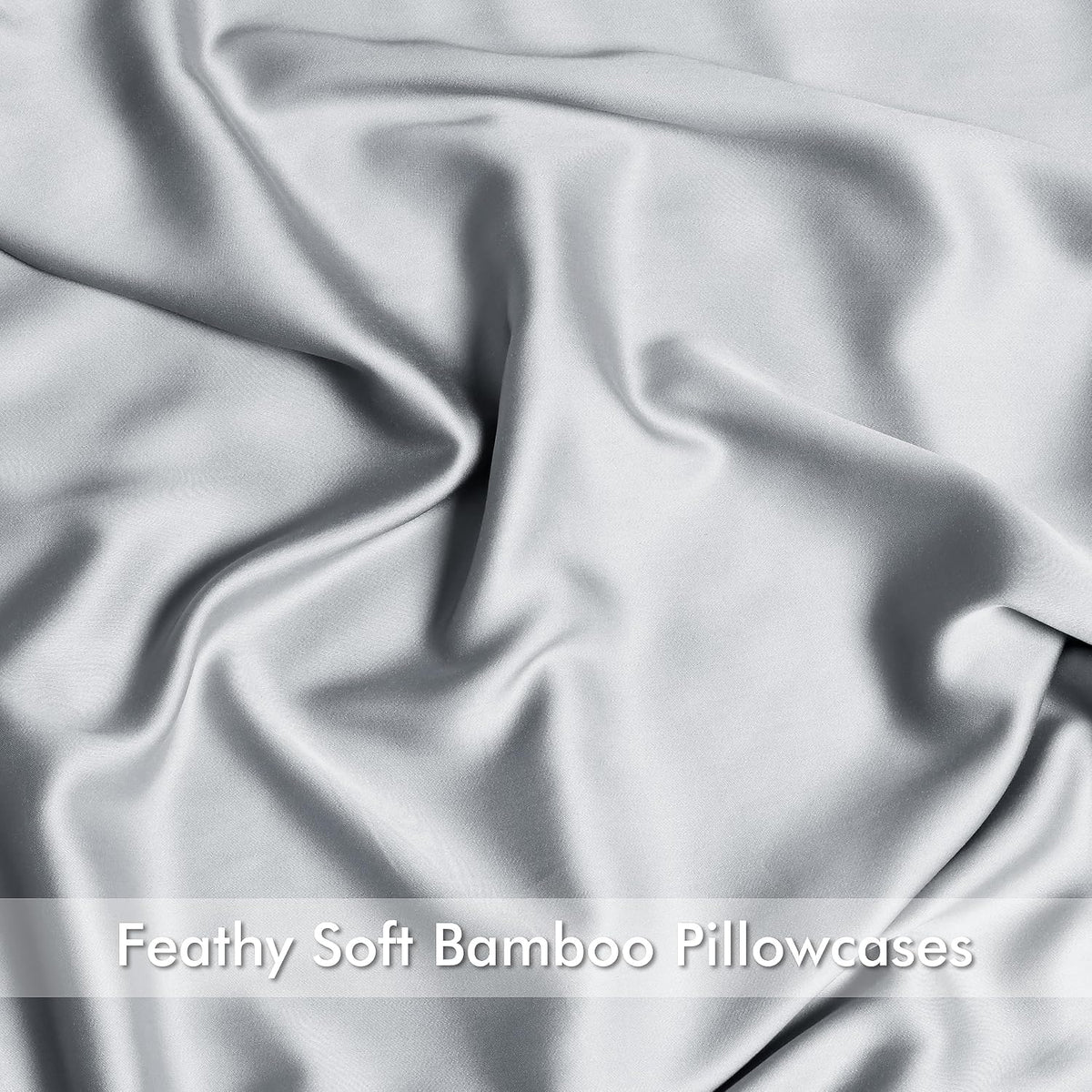 4Pack - King bamboo viscose pillowcases, alternate view 3