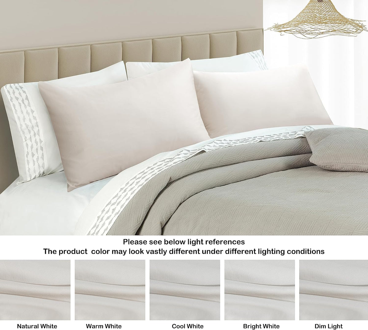 King 4Pack cotton pillowcases, alternate view 8