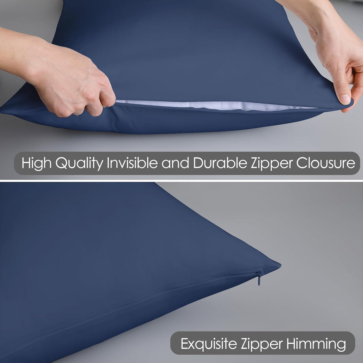 Standard 4Pack cotton pillowcases, alternate view 4