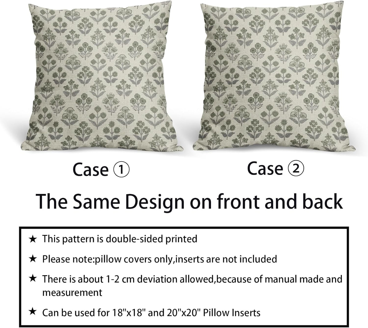 16"L x 16"W linen throw pillow accessories in Green Grey, alternate view 6