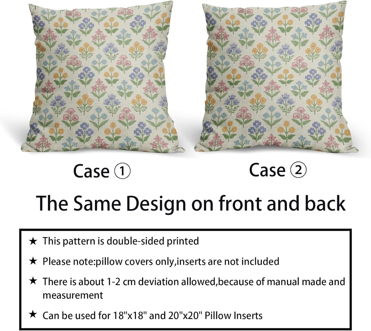 16"L x 16"W linen throw pillow accessories in Pink Yellow Blue Purple, alternate view 6