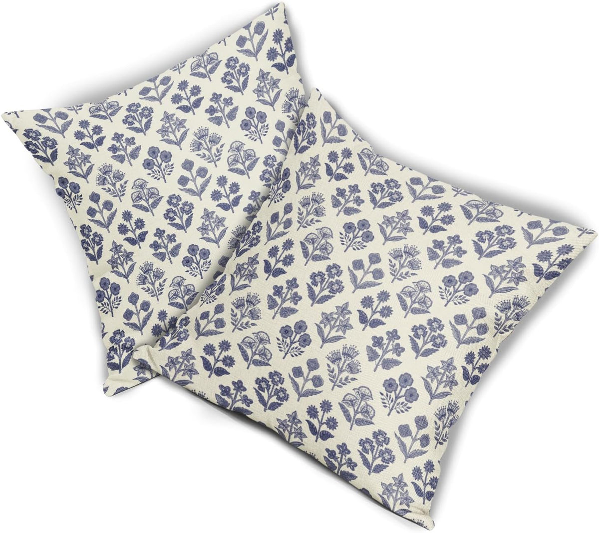 22"L x 22"W linen throw pillow accessories in Navy Blue, alternate view 8
