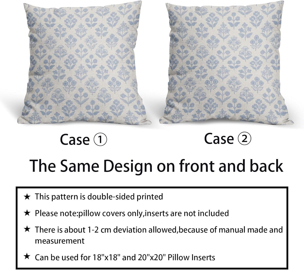 24"L x 24"W polyester throw pillow accessories in Baby Blue, alternate view 6