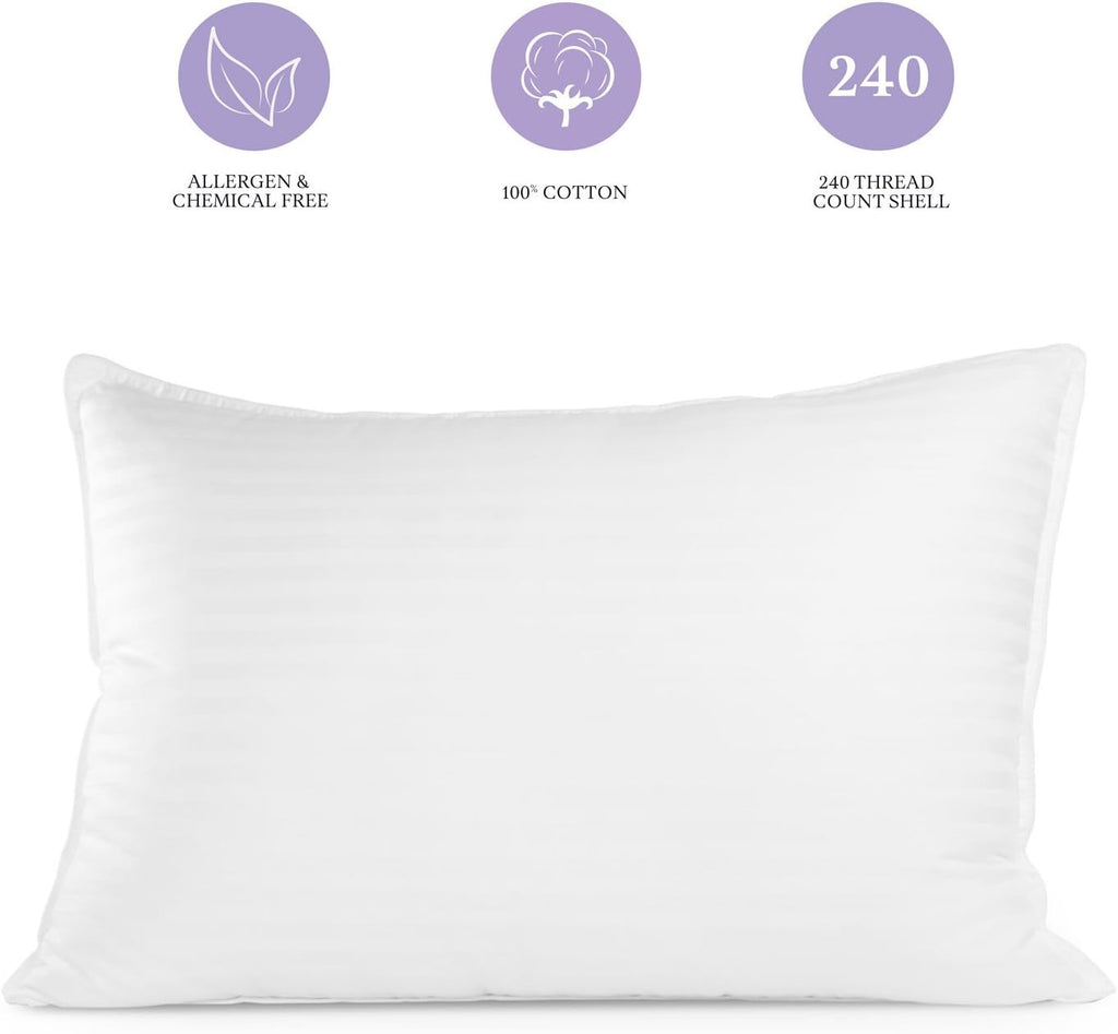 King pillows in White, alternate view 4