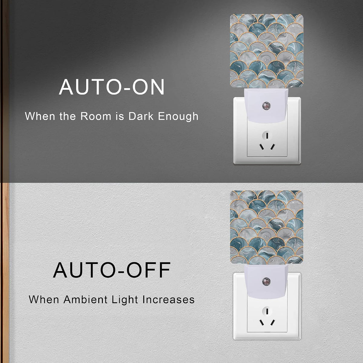 1.97"D x 3.7"W x 2.4"H night lights & ambient lighting, alternate view 5