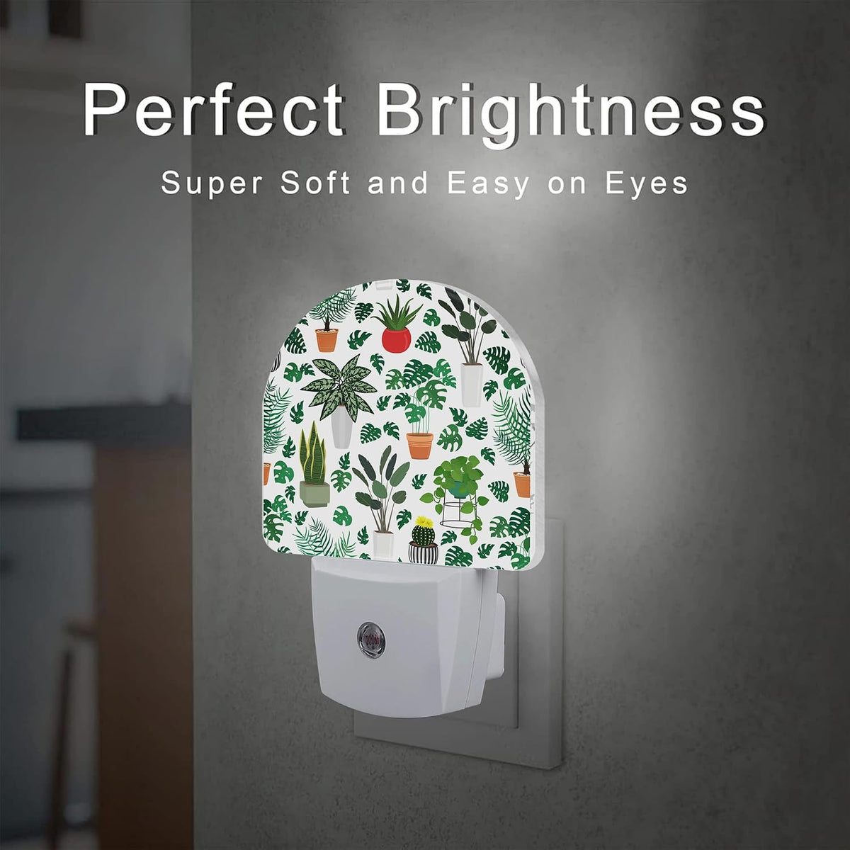 2.32"D x 1.14"W x 0.5"H plastic night lights & ambient lighting, alternate view 2