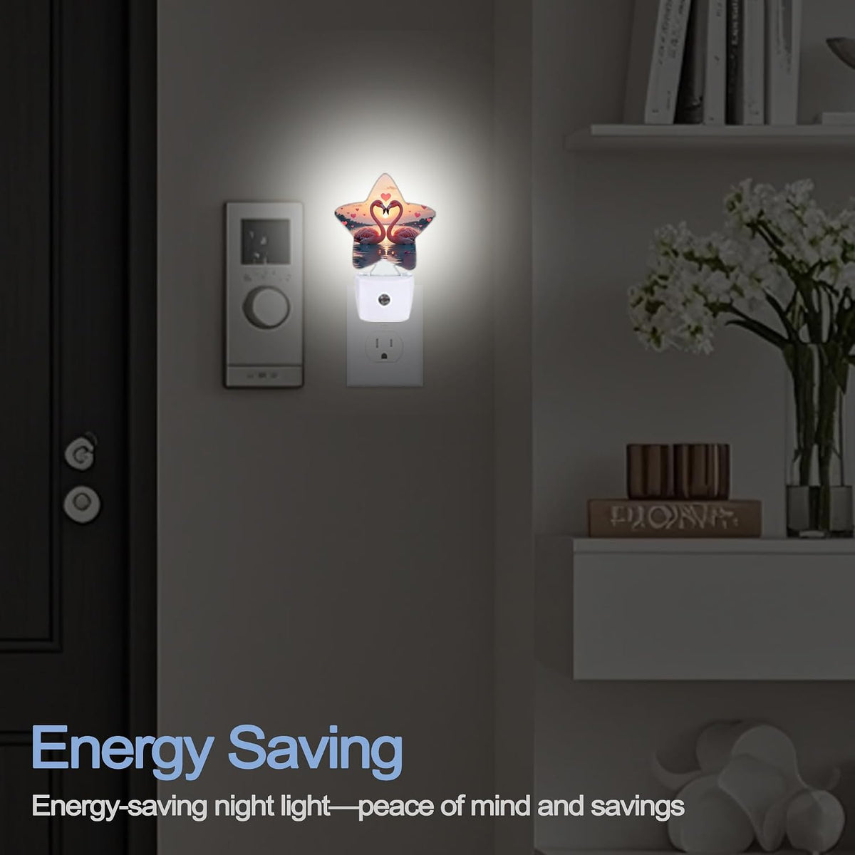 1.2"D x 3"W x 4.5"H plastic night lights & ambient lighting, alternate view 5